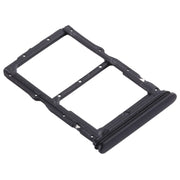 SIM Card Tray + NM Card Tray for Huawei Honor 30S / Nova 7 SE (Black)