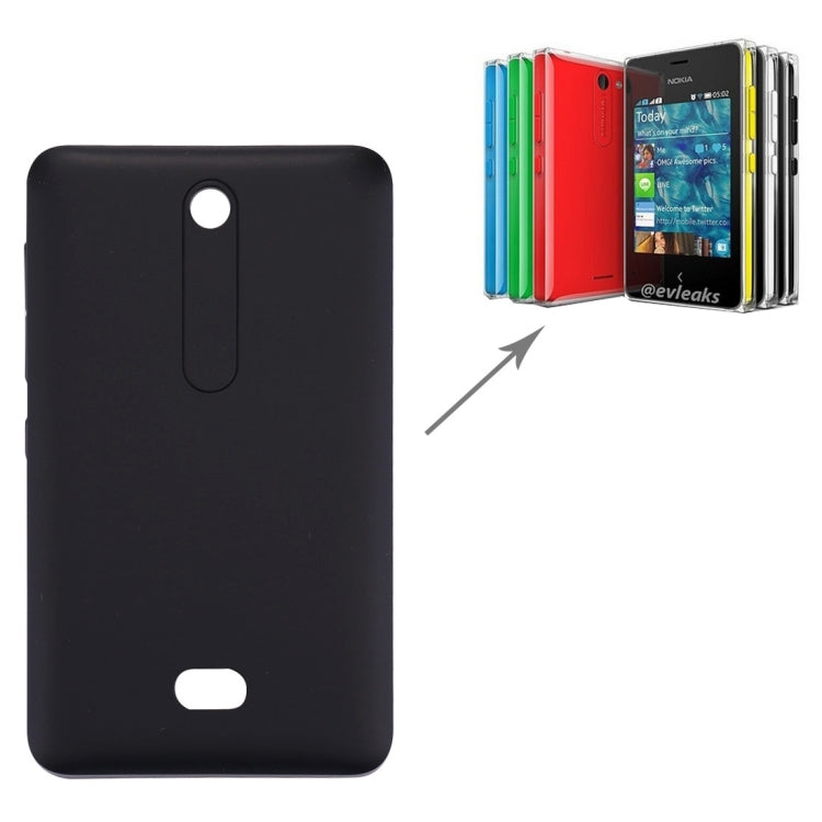 Battery Back Cover for Nokia Asha 501 (Black) - Back Cover by PMC TechLife | Online Shopping South Africa | PMC TechLife | Buy Now Pay Later Mobicred
