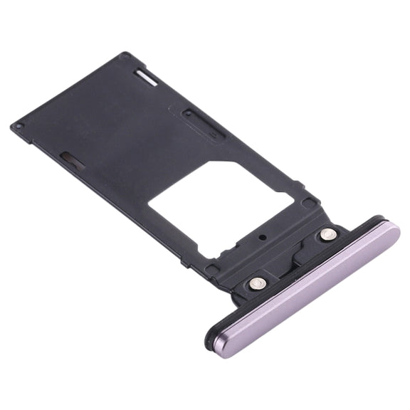 SIM Card Tray + SIM Card Tray + Micro SD Card Tray for Sony Xperia XZ2(Pink)