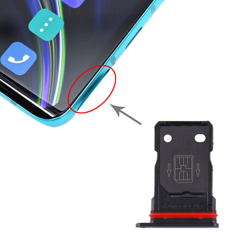 For OnePlus 8 Original SIM Card Tray (Black) - Card Tray by PMC TechLife | Online Shopping South Africa | PMC TechLife | Buy Now Pay Later Mobicred