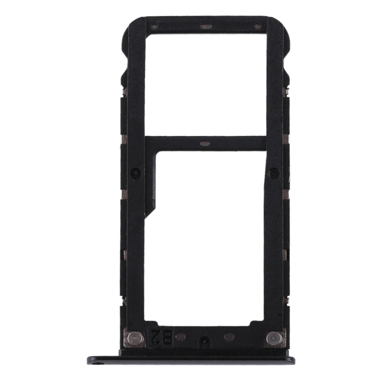 2 SIM Card Tray / Micro SD Card Tray for Xiaomi Redmi Note 5(Black) - Card Tray by PMc TechLife | Online Shopping South Africa | PMc TechLife | Buy Now Pay Later Mobicred