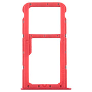 SIM Card Tray + SIM Card Tray / Micro SD Card Tray for Huawei Honor Play 7X (Red)
