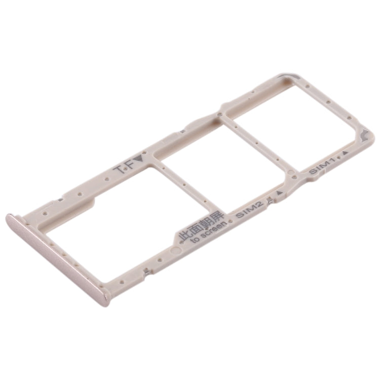 2 SIM Card Tray + Micro SD Card Tray for Huawei Enjoy 8 Plus(Gold) - Card Socket by PMc TechLife | Online Shopping South Africa | PMc TechLife | Buy Now Pay Later Mobicred