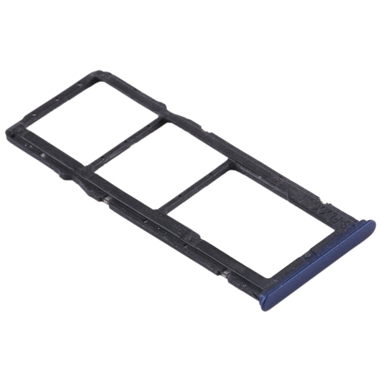 2 SIM Card Tray + Micro SD Card Tray for Huawei Enjoy 8 Plus(Blue) - Card Socket by PMc TechLife | Online Shopping South Africa | PMc TechLife | Buy Now Pay Later Mobicred