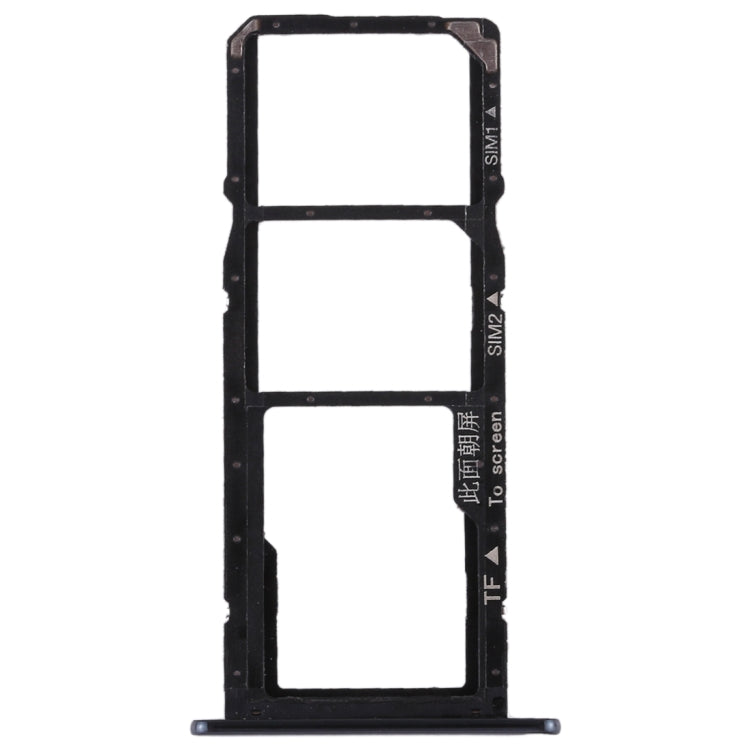 SIM Card Tray + SIM Card Tray + Micro SD Card for Huawei Honor 7A (Black) - Card Socket by PMc TechLife | Online Shopping South Africa | PMc TechLife | Buy Now Pay Later Mobicred