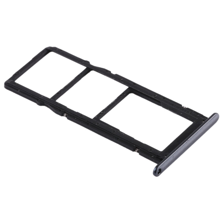 SIM Card Tray + SIM Card Tray + Micro SD Card for Huawei Honor 7A (Black) - Card Socket by PMc TechLife | Online Shopping South Africa | PMc TechLife | Buy Now Pay Later Mobicred