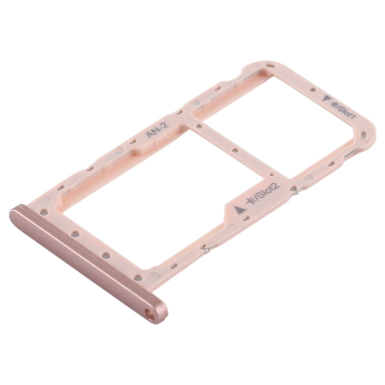 SIM Card Tray + SIM Card Tray / Micro SD Card for Huawei P20 Lite / Nova 3e (Pink) - Card Socket by PMc TechLife | Online Shopping South Africa | PMc TechLife | Buy Now Pay Later Mobicred