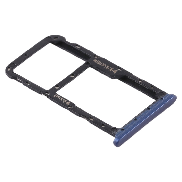 SIM Card Tray + SIM Card Tray / Micro SD Card for Huawei Maimang 6(Blue) - Card Socket by PMc TechLife | Online Shopping South Africa | PMc TechLife | Buy Now Pay Later Mobicred