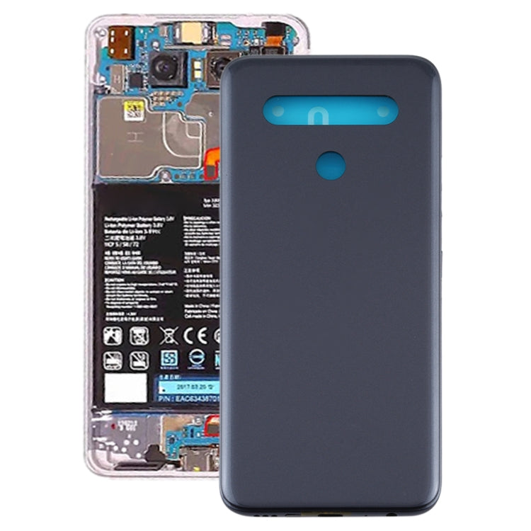 Battery Back Cover for LG Q61(Black) - For LG by PMC TechLife | Online Shopping South Africa | PMC TechLife | Buy Now Pay Later Mobicred