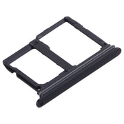 Nano SIM Card Tray + Micro SD Card Tray for LG Stylo 4 / Q Stylus Q710 / LM-Q710CS / LM-Q710MS / LM-Q710ULS / LM-Q710ULM / LM-Q710TS / LM-Q710WA (Black)