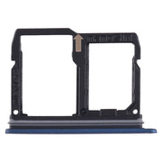 Nano SIM Card Tray + Micro SD Card Tray for LG Stylo 4 / Q Stylus Q710 / LM-Q710CS / LM-Q710MS / LM-Q710ULS / LM-Q710ULM / LM-Q710TS / LM-Q710WA (Blue)