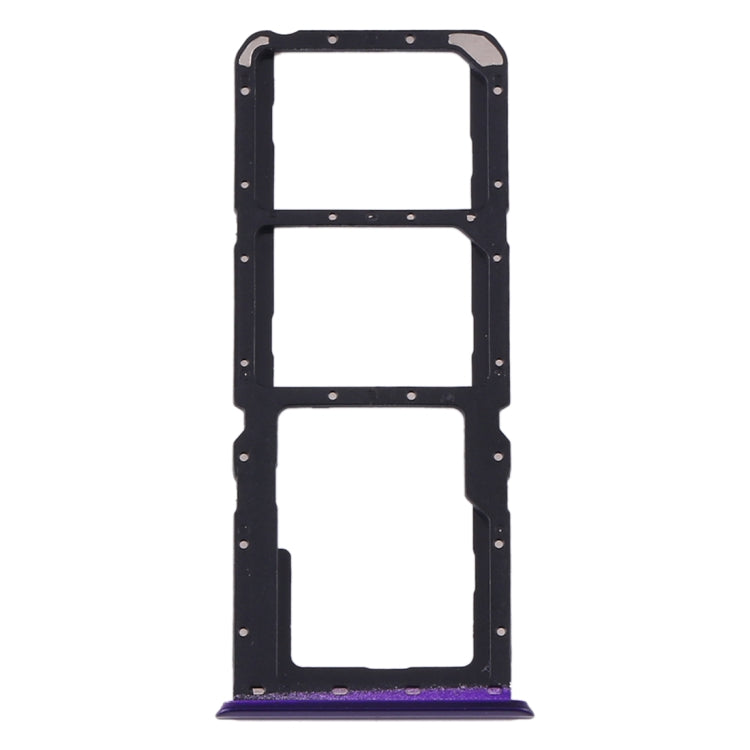 For OPPO Realme 5 Pro / Q SIM Card Tray + SIM Card Tray + Micro SD Card Tray (Purple) - Others by PMC TechLife | Online Shopping South Africa | PMC TechLife | Buy Now Pay Later Mobicred