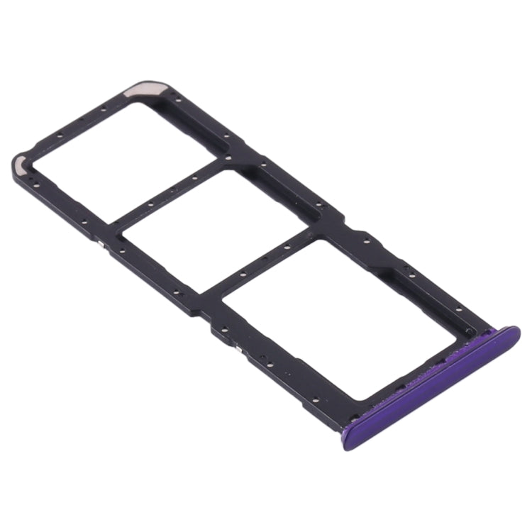 For OPPO Realme 5 Pro / Q SIM Card Tray + SIM Card Tray + Micro SD Card Tray (Purple) - Others by PMC TechLife | Online Shopping South Africa | PMC TechLife | Buy Now Pay Later Mobicred