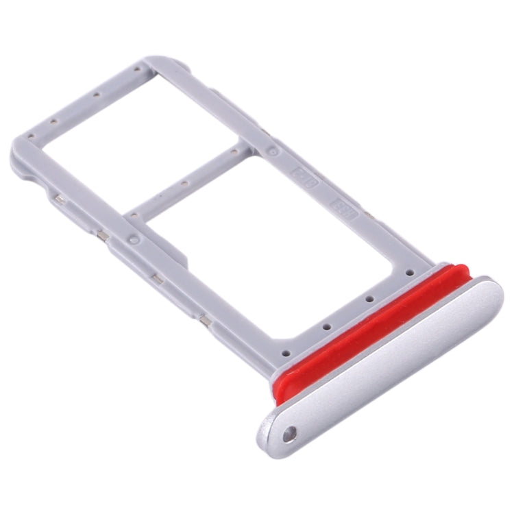 SIM Card Tray + Micro SD Card Tray for Huawei Honor Waterplay (Silver) - Card Socket by PMC TechLife | Online Shopping South Africa | PMC TechLife | Buy Now Pay Later Mobicred