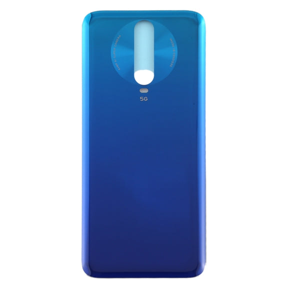 Glass Material Battery Back Cover for Xiaomi Redmi K30 5G(Blue)