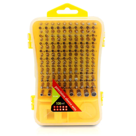108 in 1 S2 Tool Steel Precision Screwdriver Nutdriver Bit Repair Tools Kit - free shipping - PMC Jewellery - Order now!