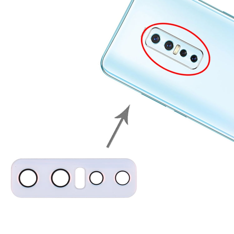 For Vivo V17 Pro 10pcs Back Camera Lens (White) - Camera Parts by PMc TechLife | Online Shopping South Africa | PMc TechLife | Buy Now Pay Later Mobicred
