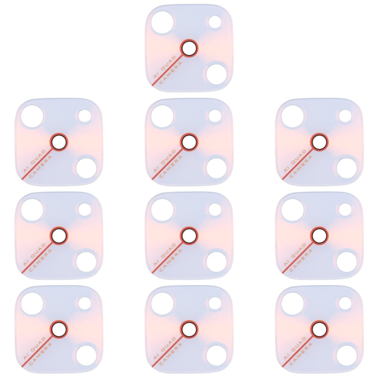 For Vivo Y9s 10pcs Back Camera Lens (White) - Camera Parts by PMc TechLife | Online Shopping South Africa | PMc TechLife | Buy Now Pay Later Mobicred