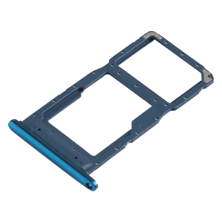 SIM Card Tray + SIM Card Tray / Micro SD Card Tray for Huawei P Smart+ (2019)(Blue) - Card Socket by PMc TechLife | Online Shopping South Africa | PMc TechLife | Buy Now Pay Later Mobicred