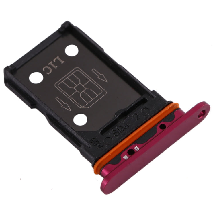 For OPPO Reno3 Pro 5G / Find X2 Neo SIM Card Tray(Rose Red) - Card Socket by PMc TechLife | Online Shopping South Africa | PMc TechLife | Buy Now Pay Later Mobicred