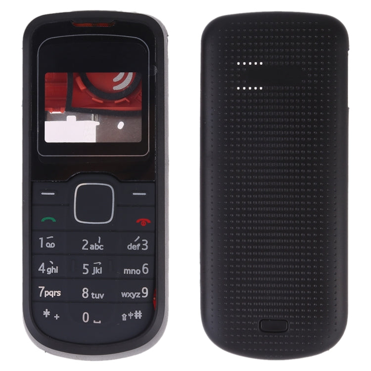 Full Housing Cover (Front Cover + Middle Frame Bezel + Battery Back Cover + Keyboard) for Nokia 1202 - Full Housing Cover by PMc TechLife | Online Shopping South Africa | PMc TechLife | Buy Now Pay Later Mobicred