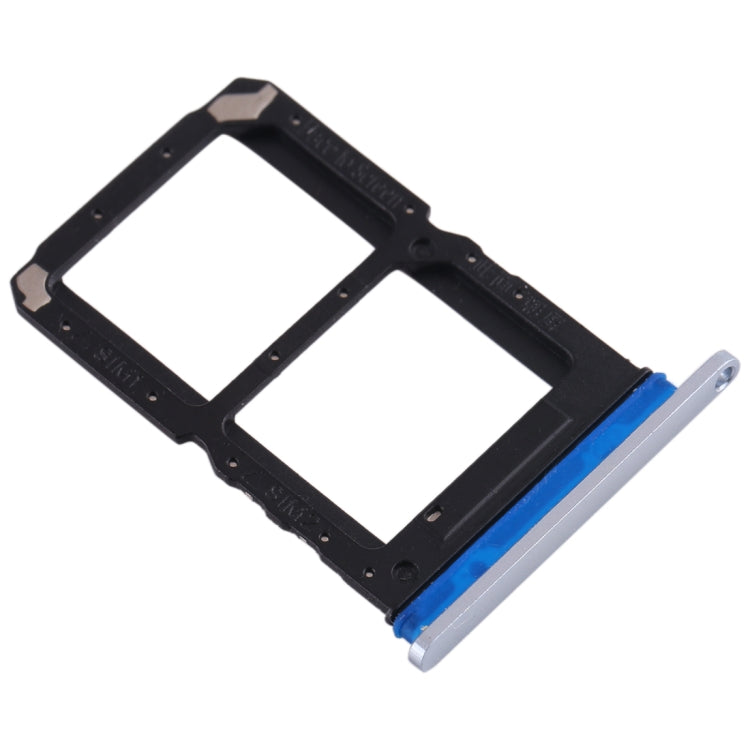 For OPPO Reno Ace SIM Card Tray + SIM Card Tray (Silver) - Card Socket by PMc TechLife | Online Shopping South Africa | PMc TechLife | Buy Now Pay Later Mobicred