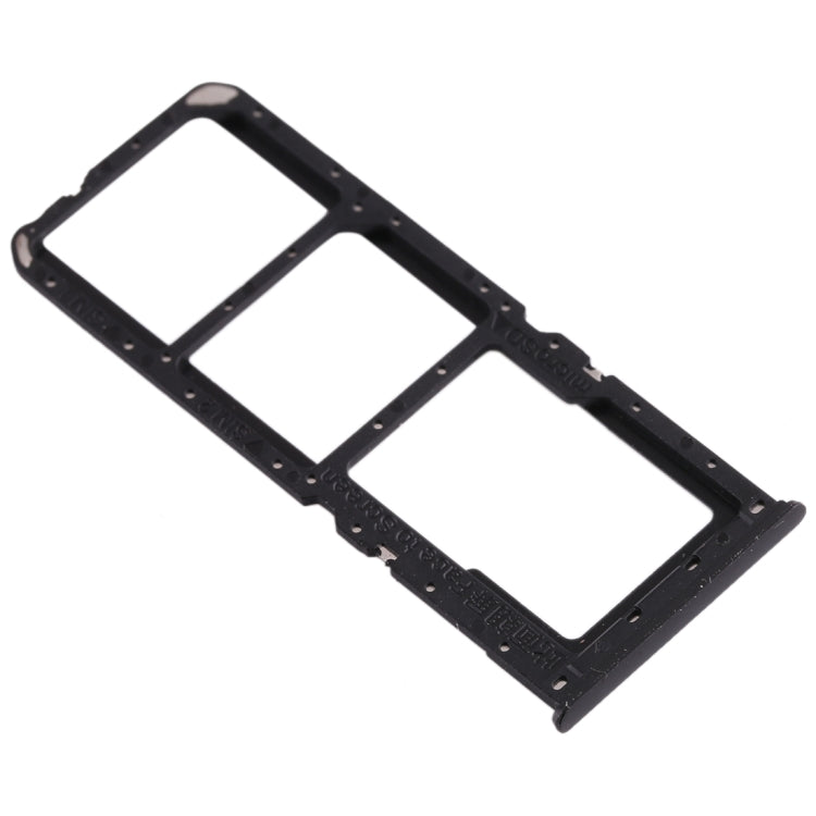 For OPPO A11x/A11/A9(2020)/A5(2020) SIM Card Tray + SIM Card Tray + Micro SD Card Tray (Black) - free shipping - PMc TechLife - Order now!