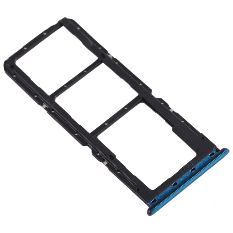 For Realme X2 SIM Card Tray + SIM Card Tray + Micro SD Card Tray (Blue) - free shipping - PMc TechLife - Order now!