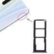 For Realme X2 SIM Card Tray + SIM Card Tray + Micro SD Card Tray (Silver) - Card Tray by PMc TechLife | Online Shopping South Africa | PMc TechLife | Buy Now Pay Later Mobicred
