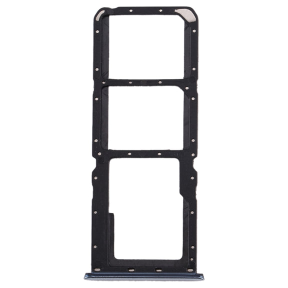For Realme X2 SIM Card Tray + SIM Card Tray + Micro SD Card Tray (Silver)