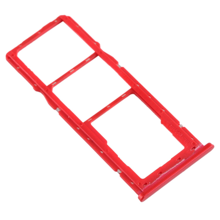 For Realme 2 SIM Card Tray + SIM Card Tray + Micro SD Card Tray (Red) - Card Socket by PMc TechLife | Online Shopping South Africa | PMc TechLife | Buy Now Pay Later Mobicred
