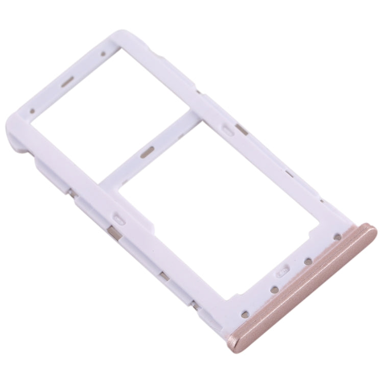 For Meizu M6T SIM Card Tray + SIM / Micro SD Card Tray (Pink) - For Meizu by PMc TechLife | Online Shopping South Africa | PMc TechLife | Buy Now Pay Later Mobicred