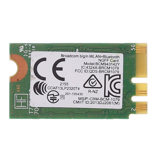 BCM943142Y M.2 NGFF Wireless 150Mbps 802.11b/g/n Bluetooth 4.0 Network Card - Add-on Cards by PMC Jewellery | Online Shopping South Africa | PMC Jewellery | Buy Now Pay Later Mobicred