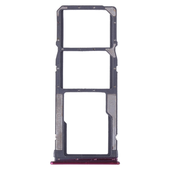 SIM Card Tray + SIM Card Tray + Micro SD Card for Xiaomi Redmi 7 (Magenta)