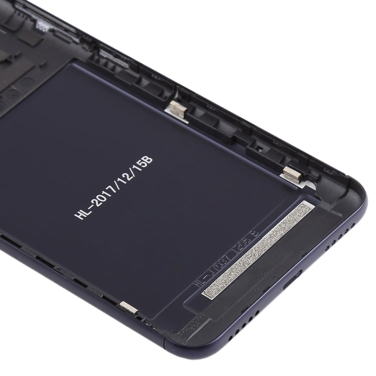 Back Cover with Camera Lens & Side Keys for Asus Zenfone Max Plus (M1) / ZB570TL(Black) - Back Cover by PMC TechLife | Online Shopping South Africa | PMC TechLife | Buy Now Pay Later Mobicred