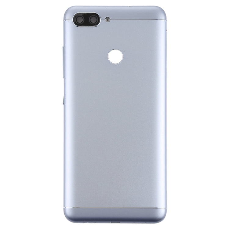 Back Cover with Camera Lens & Side Keys for Asus Zenfone Max Plus (M1) / ZB570TL(Grey) - Back Cover by PMC TechLife | Online Shopping South Africa | PMC TechLife | Buy Now Pay Later Mobicred