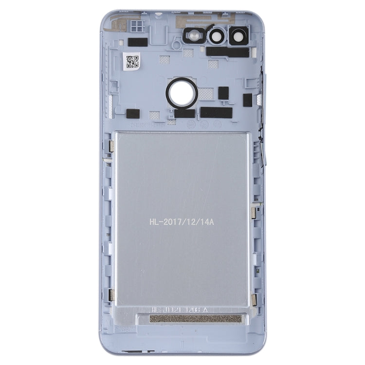 Back Cover with Camera Lens & Side Keys for Asus Zenfone Max Plus (M1) / ZB570TL(Grey)