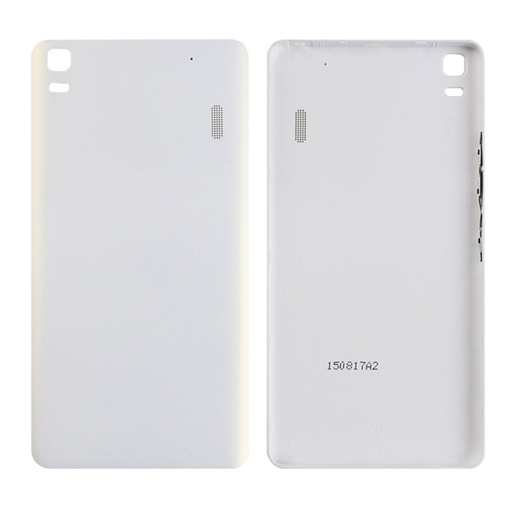 For Lenovo A7000 Battery Back Cover(White) - Back Cover by PMc TechLife | Online Shopping South Africa | PMc TechLife | Buy Now Pay Later Mobicred