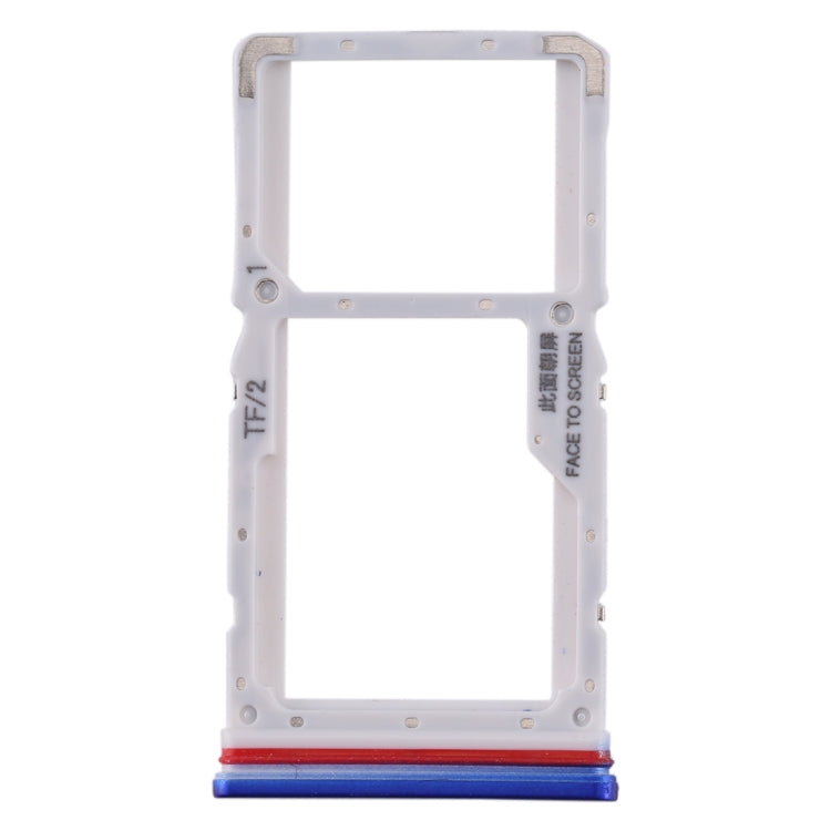 SIM Card Tray + SIM / Micro SD Card Tray for Xiaomi Redmi K30 4G(Blue) - free shipping - PMc TechLife - Order now!