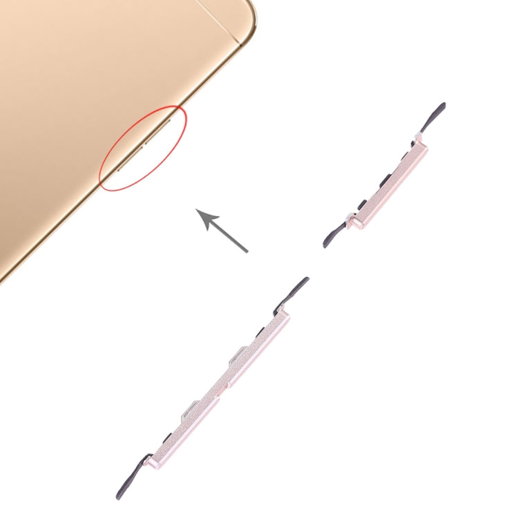 For OPPO A59 Side Keys(Gold) - Home key & Side Key by PMc TechLife | Online Shopping South Africa | PMc TechLife | Buy Now Pay Later Mobicred