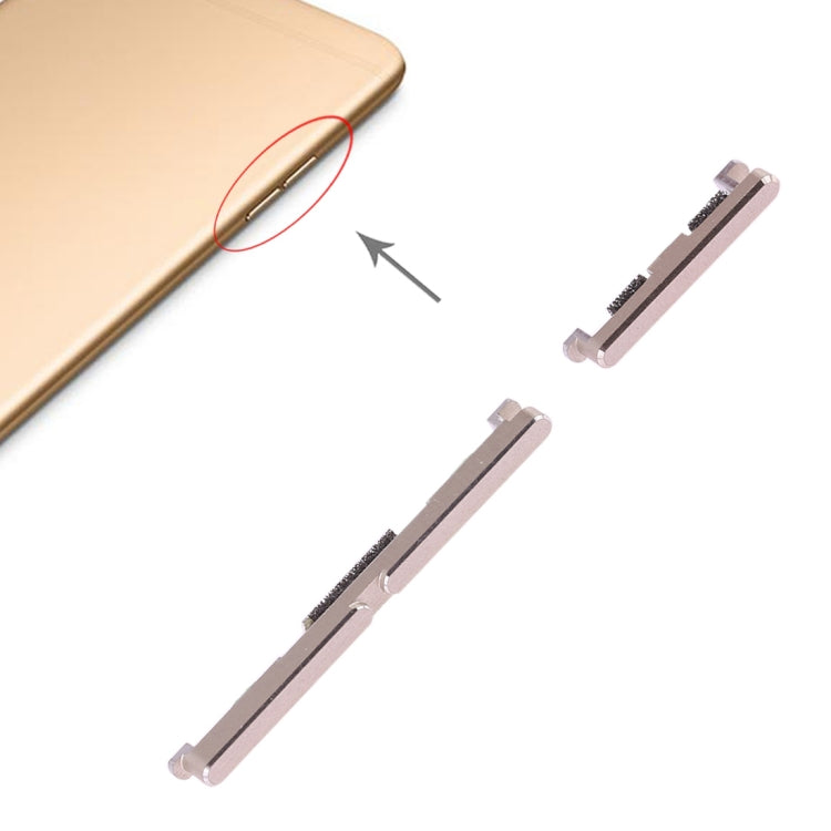 For OPPO R9s Side Keys(Gold) - Home key & Side Key by PMc TechLife | Online Shopping South Africa | PMc TechLife | Buy Now Pay Later Mobicred