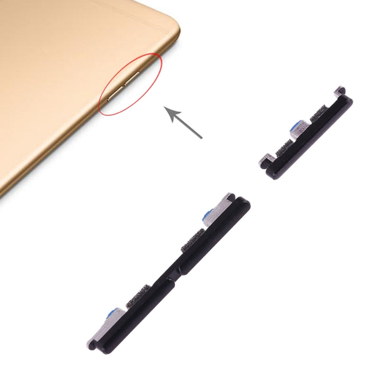 For OPPO R11 Side Keys(Black)