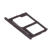 SIM Card Tray + Micro SD Card Tray for Motorola Moto G5S Plus XT1805 (Black)