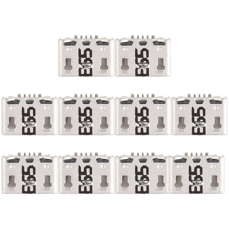 For OPPO A31 / A33 / A37 / A51 10pcs Charging Port Connector - Single Tail Connector by PMc TechLife | Online Shopping South Africa | PMc TechLife | Buy Now Pay Later Mobicred