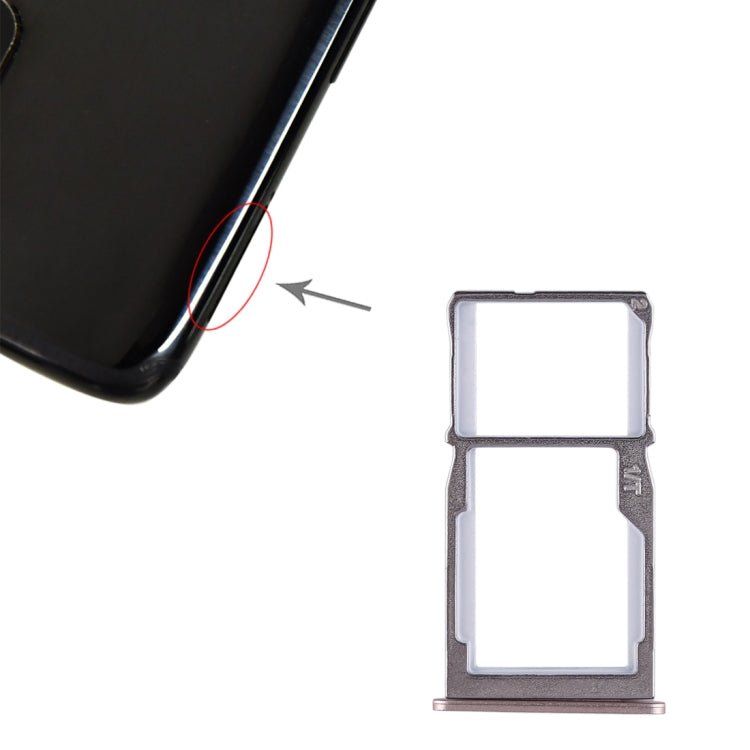For Meizu 15 SIM Card Tray + SIM Card Tray / Micro SD Card Tray (Gold) - Card Socket by PMC TechLife | Online Shopping South Africa | PMC TechLife | Buy Now Pay Later Mobicred