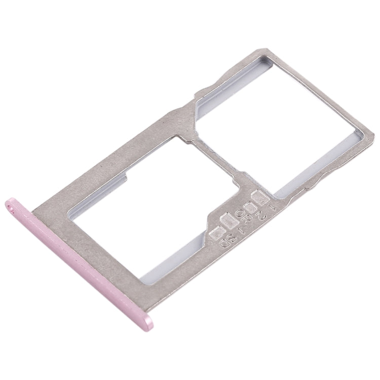 SIM Card Tray + Micro SD Card Tray for Asus Zenfone 3 Max ZC553KL(Pink) - Card Tray by PMc TechLife | Online Shopping South Africa | PMc TechLife | Buy Now Pay Later Mobicred