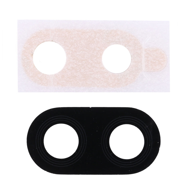 For Galaxy C8 / C710 10pcs Back Camera Lens Cover with Sticker (Black) - Camera Series by PMc TechLife | Online Shopping South Africa | PMc TechLife | Buy Now Pay Later Mobicred