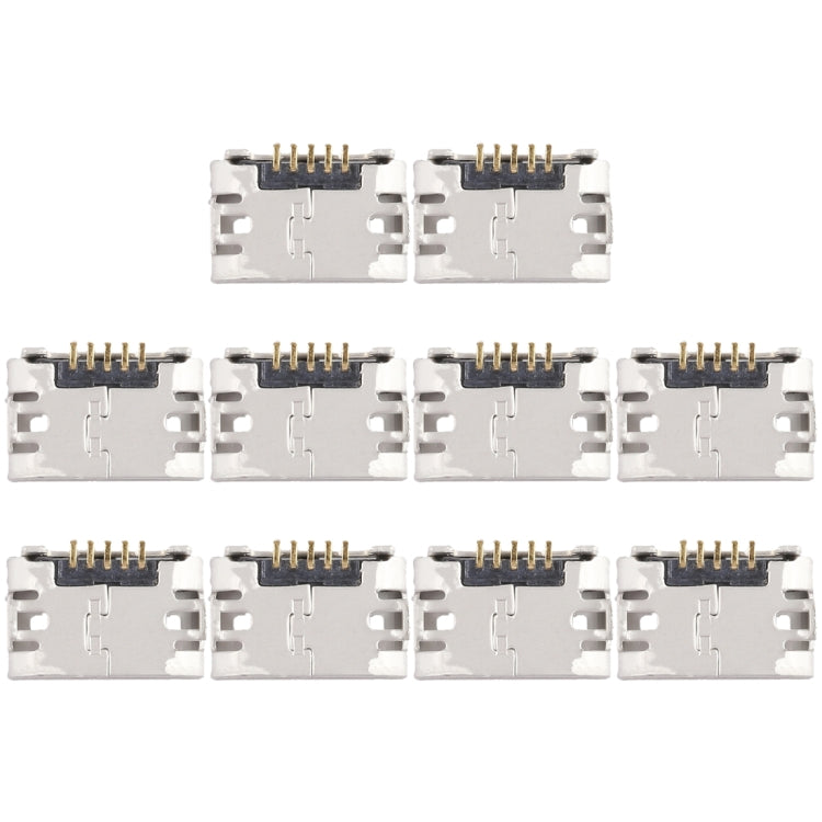 10 PCS Charging Port Connector for HTC Desire 728 - Tail Connector by PMc TechLife | Online Shopping South Africa | PMc TechLife | Buy Now Pay Later Mobicred