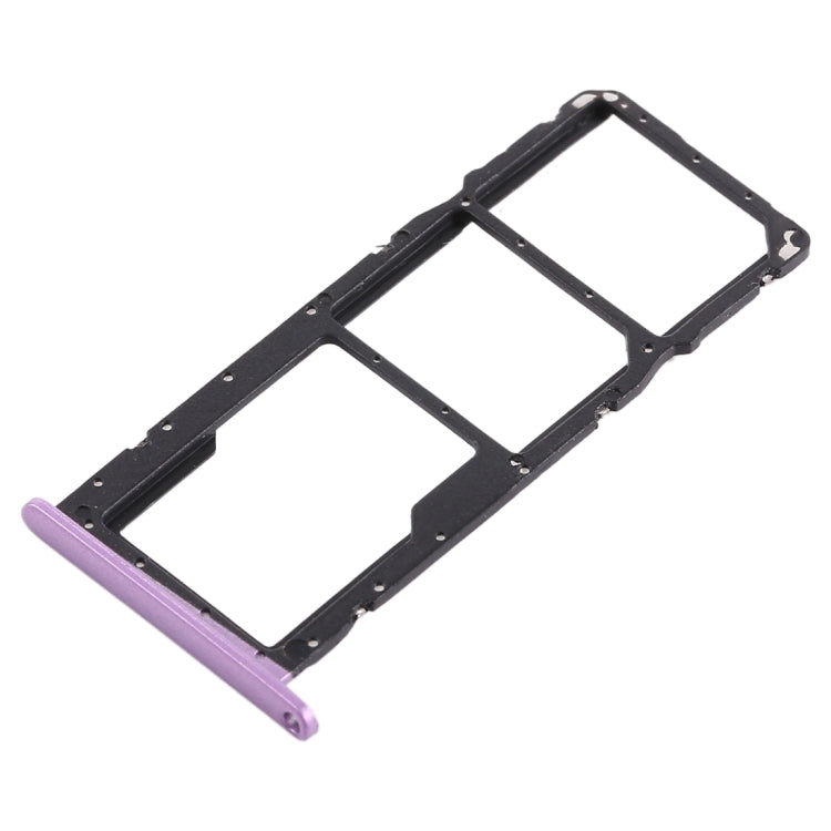 SIM Card Tray + Micro SD Card Tray for Huawei Honor 8X (Purple) - Card Socket by PMc TechLife | Online Shopping South Africa | PMc TechLife | Buy Now Pay Later Mobicred