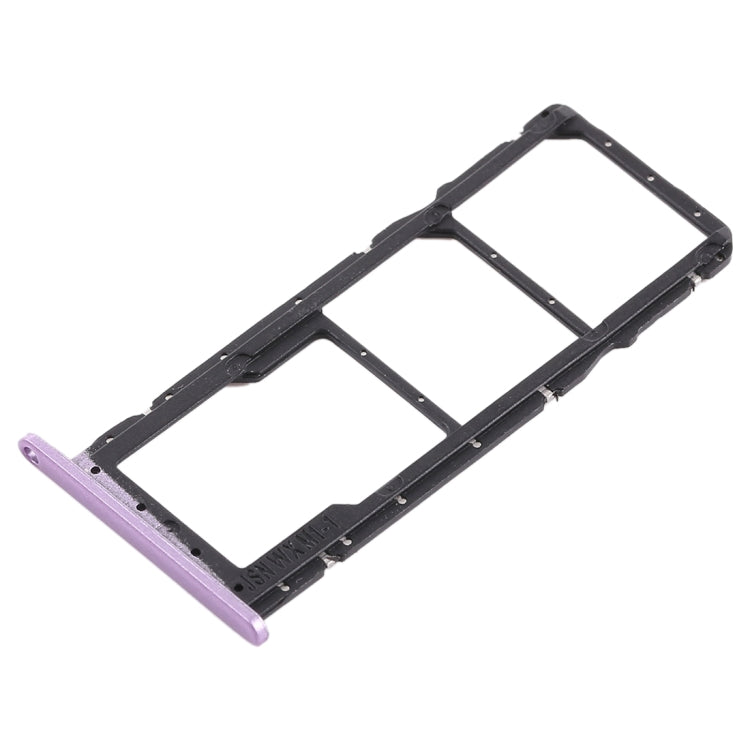 SIM Card Tray + Micro SD Card Tray for Huawei Honor 8X (Purple) - Card Socket by PMc TechLife | Online Shopping South Africa | PMc TechLife | Buy Now Pay Later Mobicred